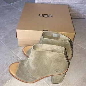 UGG opened toes ankle booties